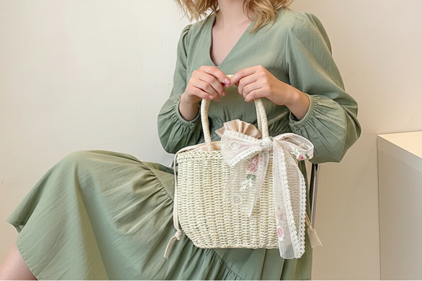 The Noa Structured Basket Tote