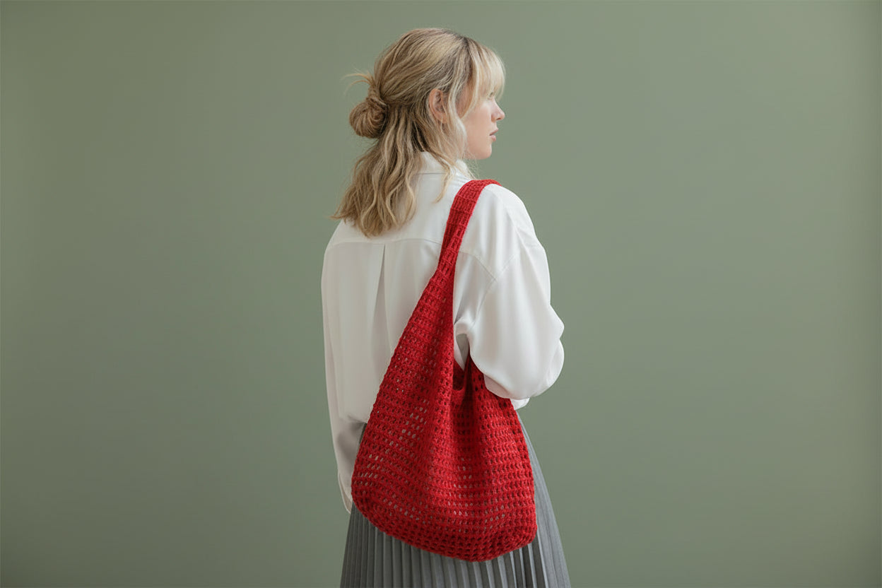The Luma Crochet Market Tote